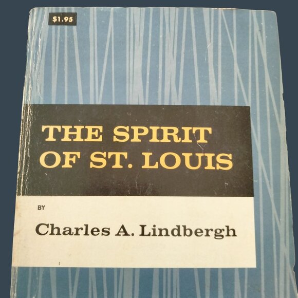 The Spirit of St Louis Charles Lindberg Scribner Sons Book Paperback Vintage 195 - Picture 2 of 3